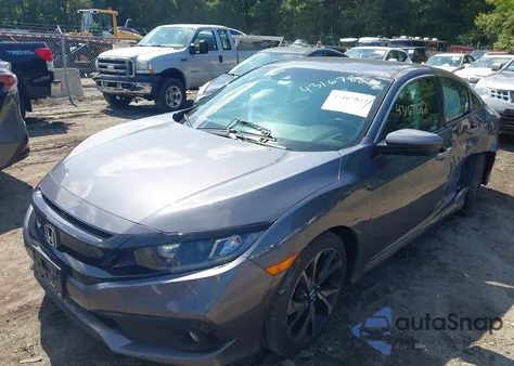 2020 Honda Civic Sport из США, поврежденный, VIN 2HGFC2F86LH524183